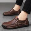 Încălțăminte pentru bărbați noi de vară, ușoare, confortabile, respirabile, pentru mers, pantofi pentru bărbați, pantofi mari pentru bărbați, din piele