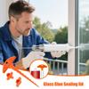 Caulk Saver Caps 3 Pieces Set Silicone Sealant Cover Lids with Nozzle Cleaner Tool Airtight Caulking Tube Storage Protector