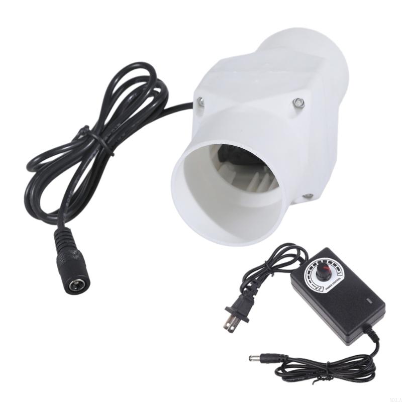 MXLA Quiet Operation Inlines Pipe Fan, 58m³ for Kitchens and Workshops for 20/25/32/40/46mm Openings