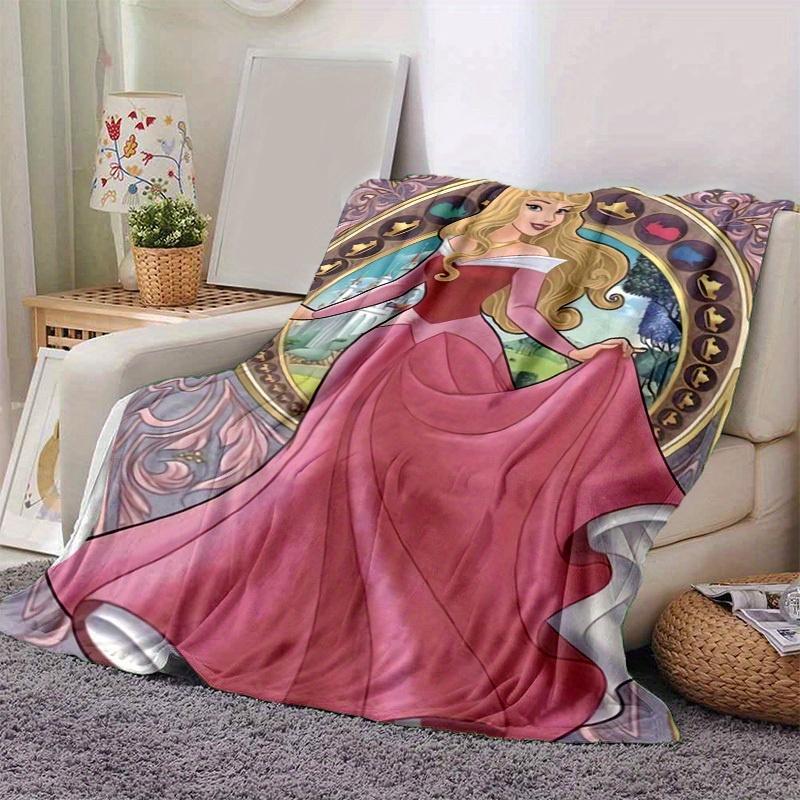 

1pc Disney Princess Aurora Home Decor Blanket Perfect for Couch, Bed, Travel 80cmx120cm