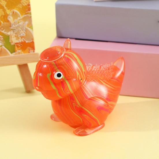 Dinosaur Squeeze Toy Slow-Rising TPR Fidget for Stress Relief Cute Soft Decompression Gadget for Students Adults