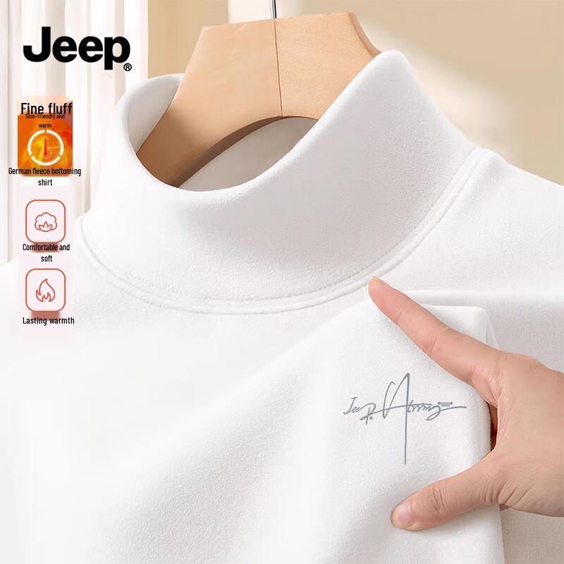JEEP Men s Antibacterial Thermal Long Sleeve Base Layer T-Shirt XL