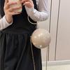 Circular Ring Portable Evening Bags Metal Sliver Round Ball Handbags For Lipstick Elegant Luxury Clutch Purse Wedding Wallets Quality