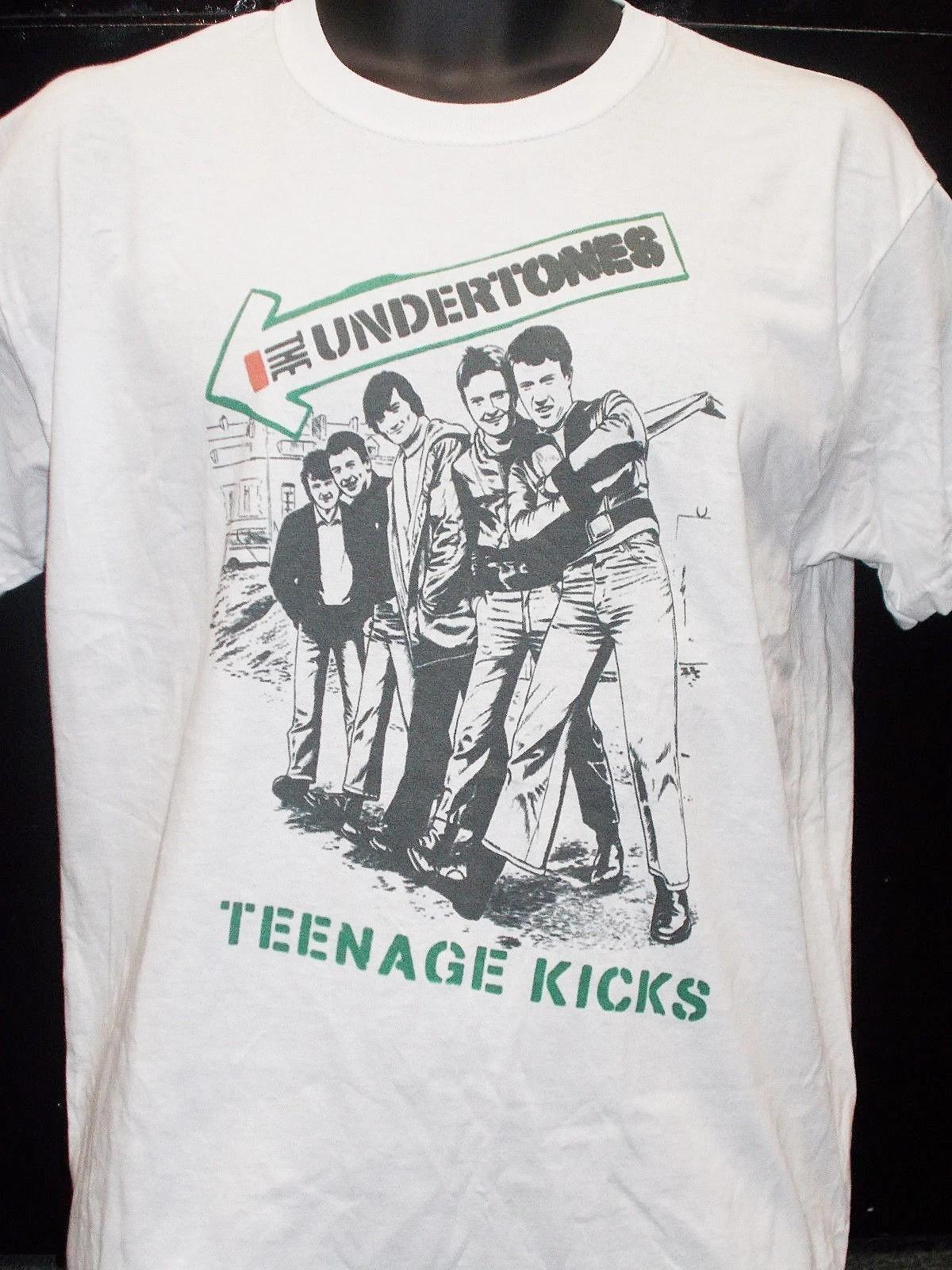 The Undertones TEENAGE KICKS White Color Size S-5XL Shirt CS060 XXXL