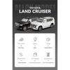 1/18 Scale Toyota Land Cruiser LC300 SUV Alloy Car Diecast Model Sound Light Toy Home Decoration Ornaments Collection Gift Kid Toy