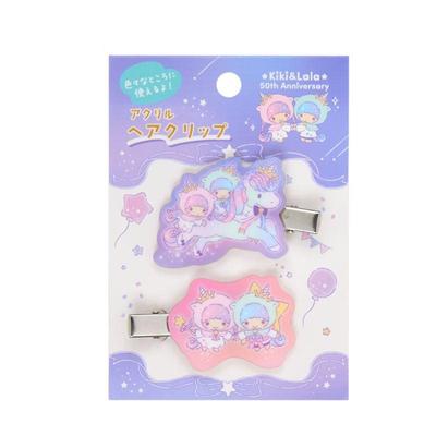 Sanrio Kiki & Lala 50. Little Twin Stars Acryl Mehrzweck-Clip (Zwielicht Einhorn)