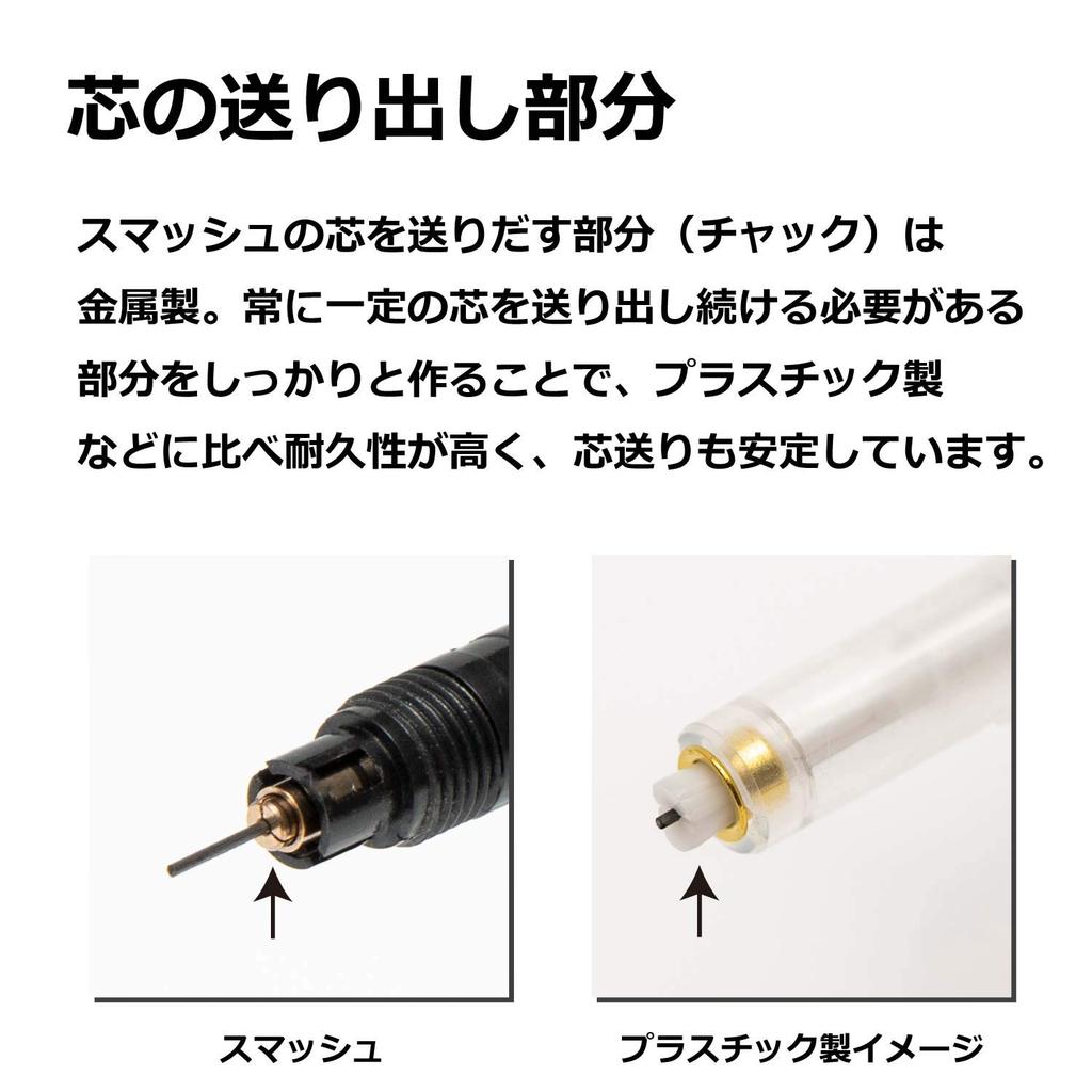 Pentel Smash Mechanical Pencil Red 0.5mm Q1005-19A