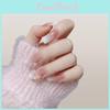 Versatile Butterfly Bow Wearable Nail Sticker Nail Patch Removable Nail Piece X66