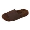 Thick-bottomed fluffy slippers for women to wear in the autumn and winter of 2025, the new one-word velvet warm lamb cake wool cotton mop is versatile