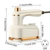 1000W Fast Mini Irons Travel Garment Steamers Portable 5 Seconds Steaming for Clothes Home Office Anti-Scald Base Compact