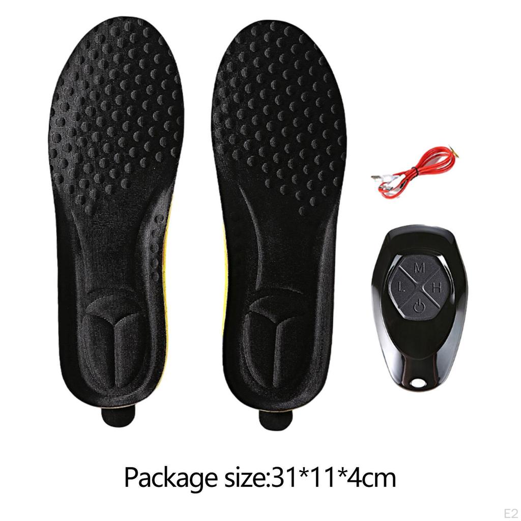 Electric Heated Insoles Heating Heat Foot Warmer for Winter Skiing