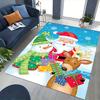 Christmas Santa Claus Snowman Deer Anime Cartoon Chair Mat Non-Slip Carpet for Office Home Decoration Living Room Bedroom Game Room Dormitory Gift.R02