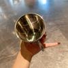 Diamond studded heart-shaped water cup, high aesthetic 304 stainless steel, coffee cup, portable mug