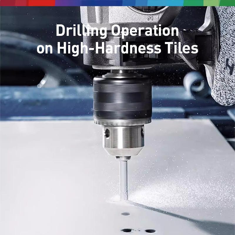 Bosch Professional Series Brazed Diamond Tile Dry Drill Bit with Cooling Wax Ceramic drill bits