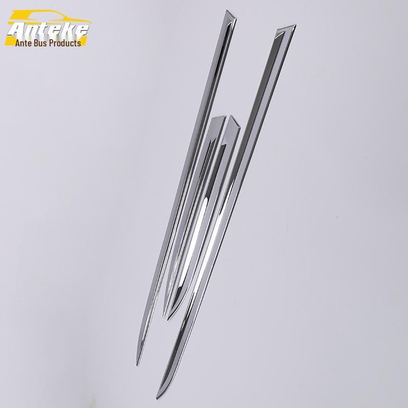 Fits 14 Grand Cherokee Models: Electroplated Door Edge Trim Sticker Set