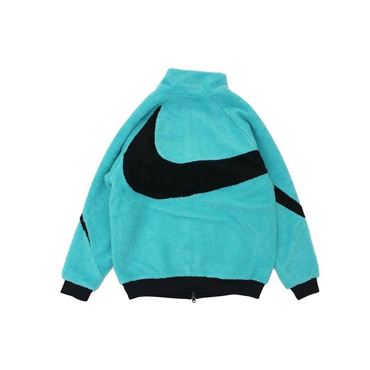 Nike Wendbare Boa-Jacke mit großem Swoosh (Asiatische Größen) 'Jade Black' Herren BQ6546-301