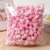 50/100/200Pcs 3.5cm Artificial Flower Foam PE Rose Heads DIY Valentine's Day Roses Wedding Candy Box Decoration Bride Accessory