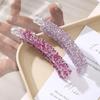 New Color Pan Hair Banana Clip Light Luxury Stone High-end Fashion Ponytail Clip Hair Accessories Hairpin