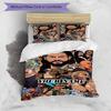 3PC Custom Name Legend Collage Bedding Set Printed Bedding Set Duvet Cover Closure Includes 1 Duvet Cover & 2 Pillowcases for All Seasons Bedroom