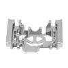 Aluminium Alloy Middle Gearbox Chassis RC Part for TRAXXAS TRX4 Land Rover Defender (Silver)