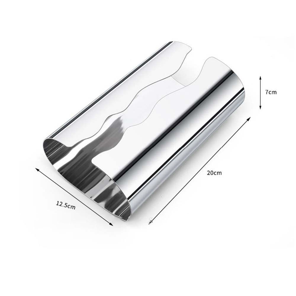 Stainless Steel Tissue Case Nordic Style Desktop Tissue Box Silvery Napkin Box  Desktop Decoration
