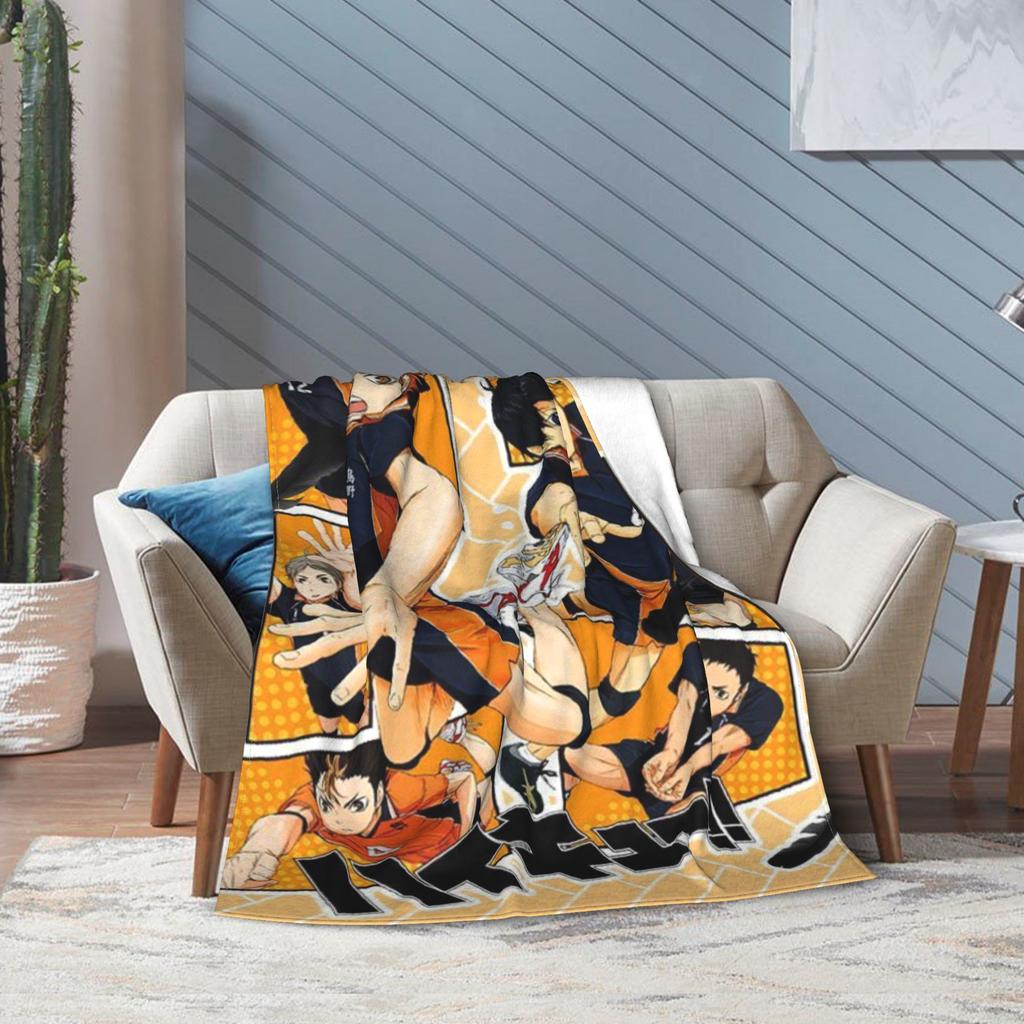 Haikuu Japan Manga Blanket Super Soft Warm Throw Blankets for Sofa 50x60 Inch Multiple Sizes Plush Thin Quilt
