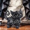 Animal Simulation Model Mysterious Black Cat Statue Desktop Ornament Cat Action Figure  Living Room