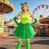 Treefrog Queen Costume Set Childrens Costumes Outfit Role Play Headpiece For Kids Birthday Party And Family Gathering Fun