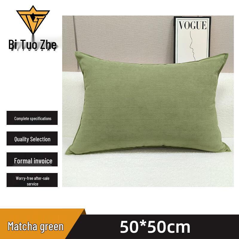 Bituozhe Travel Chenille Throw Pillow Set