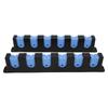 Wall Mounted Fishing Rod Rack Chemical Resistant Vertical 6 Fishing Rod Holder with 4 ScrewsBlue