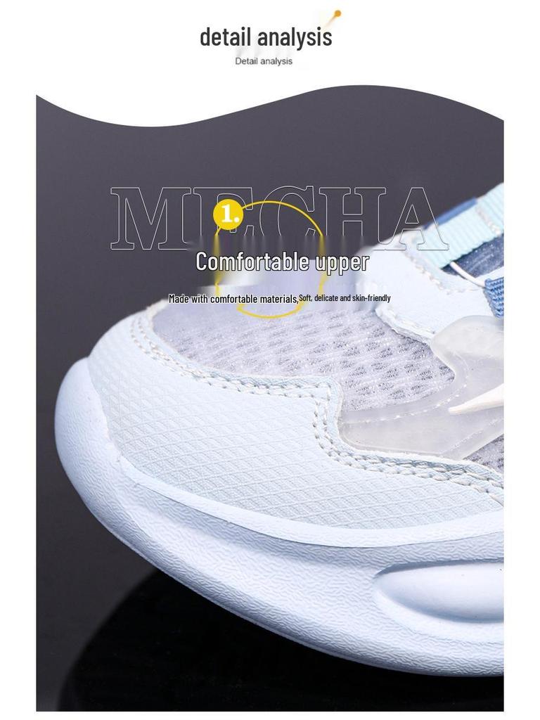 Kids' Summer Mesh Breathable Boys' Running Shoes - Soft Sole and Trendy Design