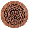 Guitar Wooden Sound Hole Cover Block Feedback Buffer EQ Mahogany Wood for Acoustic Folk Guitar, Style 1