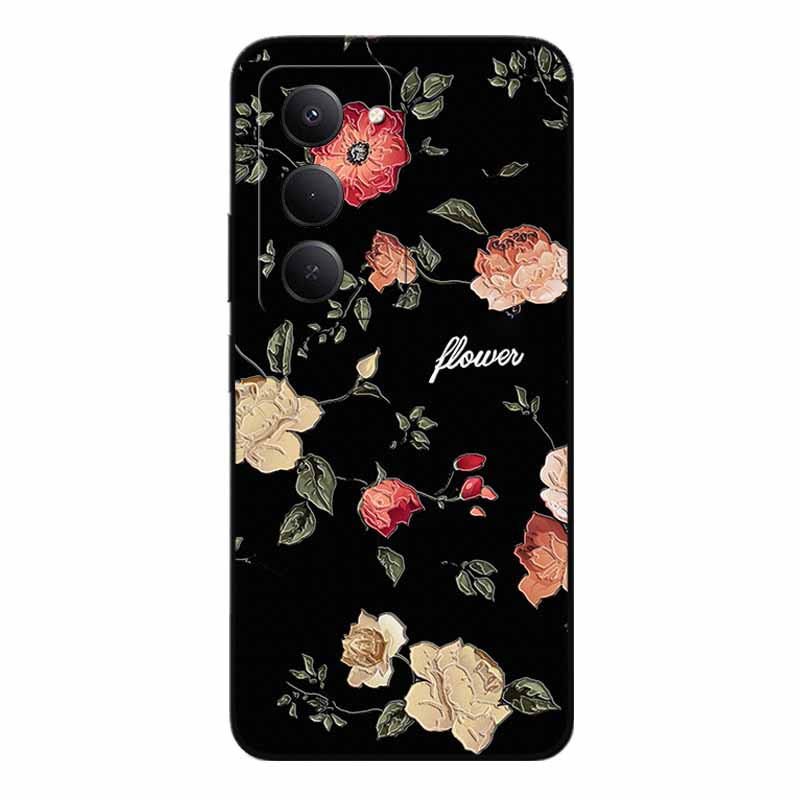 3D Emboss Cases For Redmi 15 5G 4G Relief Emboss Soft Silicone Back Cover For Xiaomi Redmi15 Flower Relief  Funda Redmi 15 4G 5G