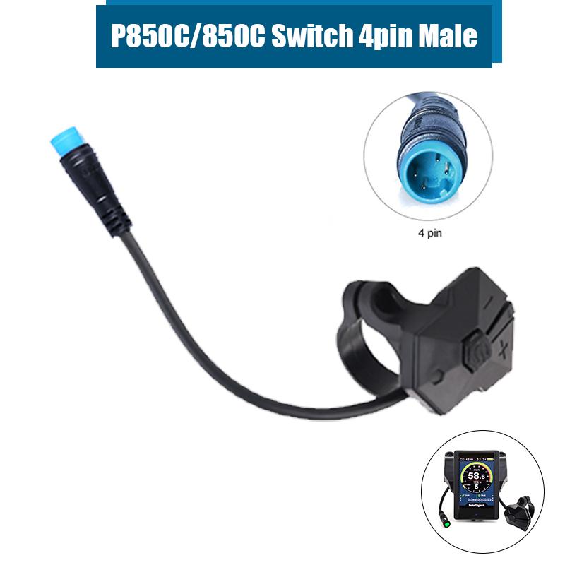 P850C 850C 860C Controller Switch Button Replacements 4PIN Male Female Extension Cable 56cm For Bafang Mid Drive Hub Motor Kits