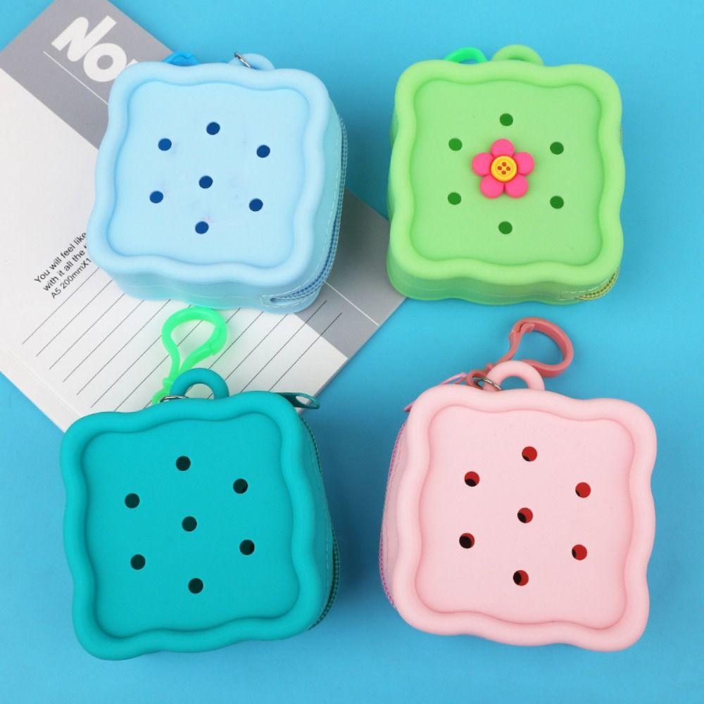 Soft Silicone Wallet Zipper Coin Purses Card Holder Money Bag Women Girls Change Pouch Travel Storage Bag Organizer Earphone Bag