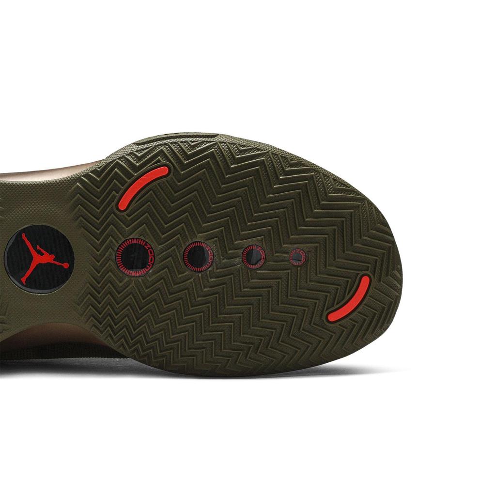 Zion Williamson Air Jordan 34 'Bayou Boys' (Unisex) Brown Kelp / Bright Crimson Basketball Shoes DA1897 300