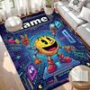 Custom Name Personalized PAC MAN Print Carpet, Versatile Home Decor Rug, for Playroom, Apartment, Balcony, Entryway, Hallway Gift