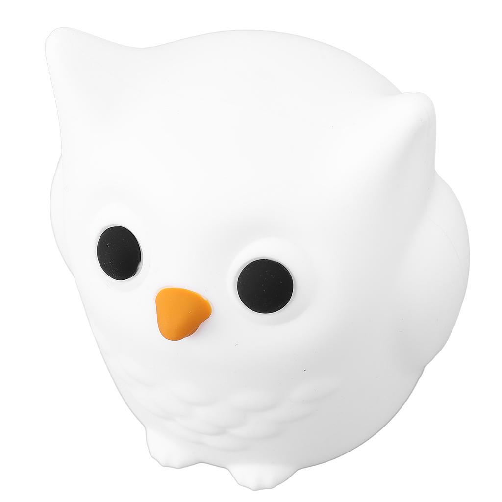 Eulen Nachtlicht Wiederaufladbare Nachttischlampe Augenfreundliche Silikon-Kinderzimmerlampe Tier-Nachtlicht für Mädchen Jungen Schlafzimmer Dekoration