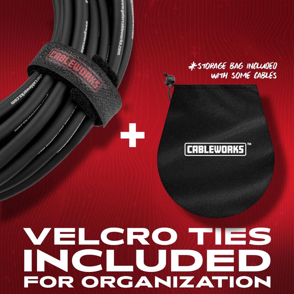 Cableworks by Gator Cases Composer Series Microphone Cable (75ft XLR/XLR) GCWC-XLR-75