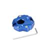 Motorcycle CNC Aluminum Key Cover Case Holder Blue Fits Honda CB650R 2019-2021