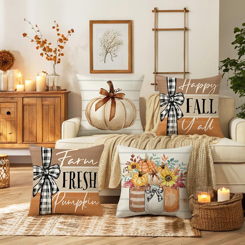 Thanksgiving Pillow Case Sofa Living Room Pillow Case Home New Furniture