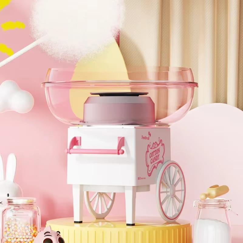 Cotton Candy Machine 1PC Children Home Automatically Make Cotton Candy Mini Colourful Sugar Family