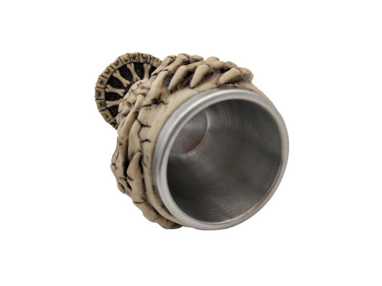 Stainless Steel Skull Goblet: Halloween Gift Mug