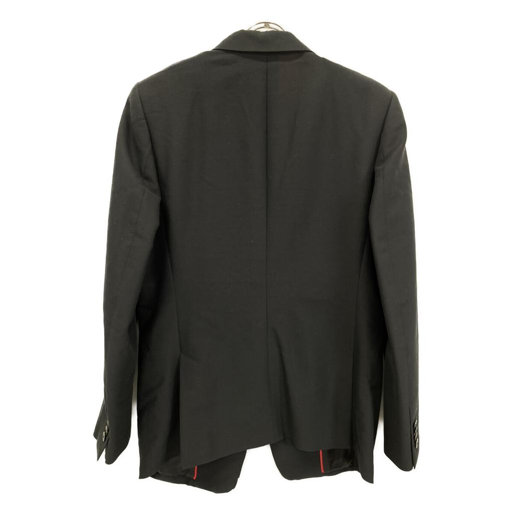 PaulSmith PF-SL-33488 Black Gathered Mix Runway Model Tailored Jacket Jacket L blackUsed