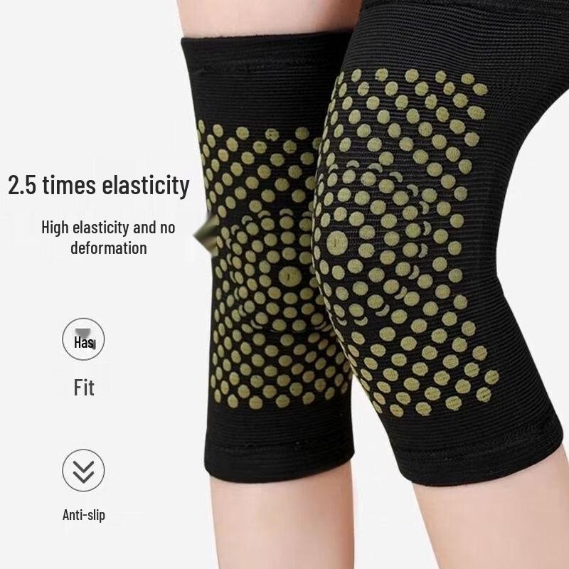 Short Mugwort Knee Brace with Spring Support