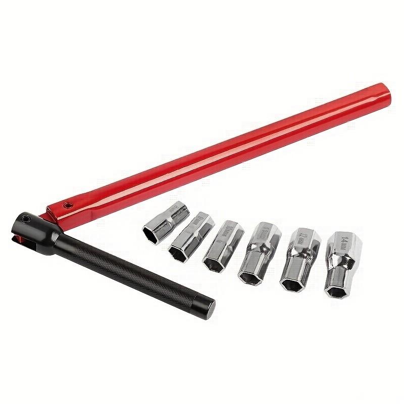 

7Pc Wrench Set - Vertical Faucet Wrench + Joint Pliers, 8-14mm Industrial Repair Tool