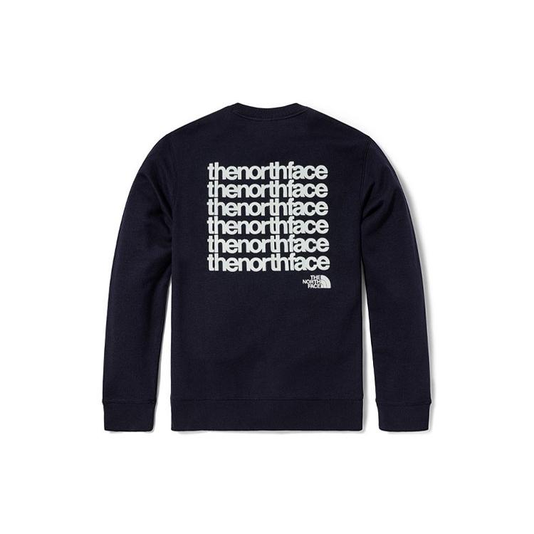 THE NORTH FACE Sweatshirts Unisex Navy Blue Crew Neck Moderate Regular NF0A7QTI-RG1