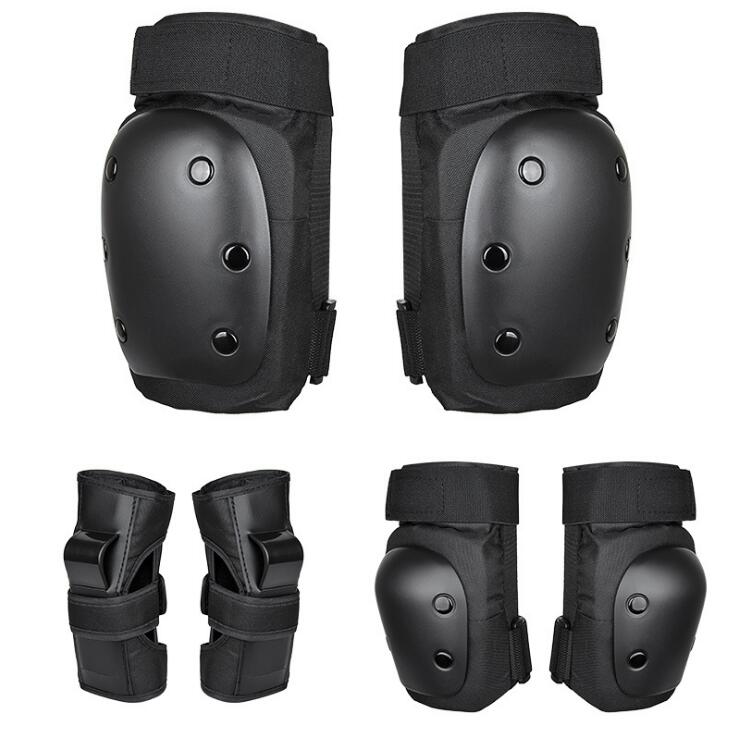 Adult Child Knee Pads Elbow Pads Wrist Guards 3 In 1 Protective Gear Set for Multi Sports