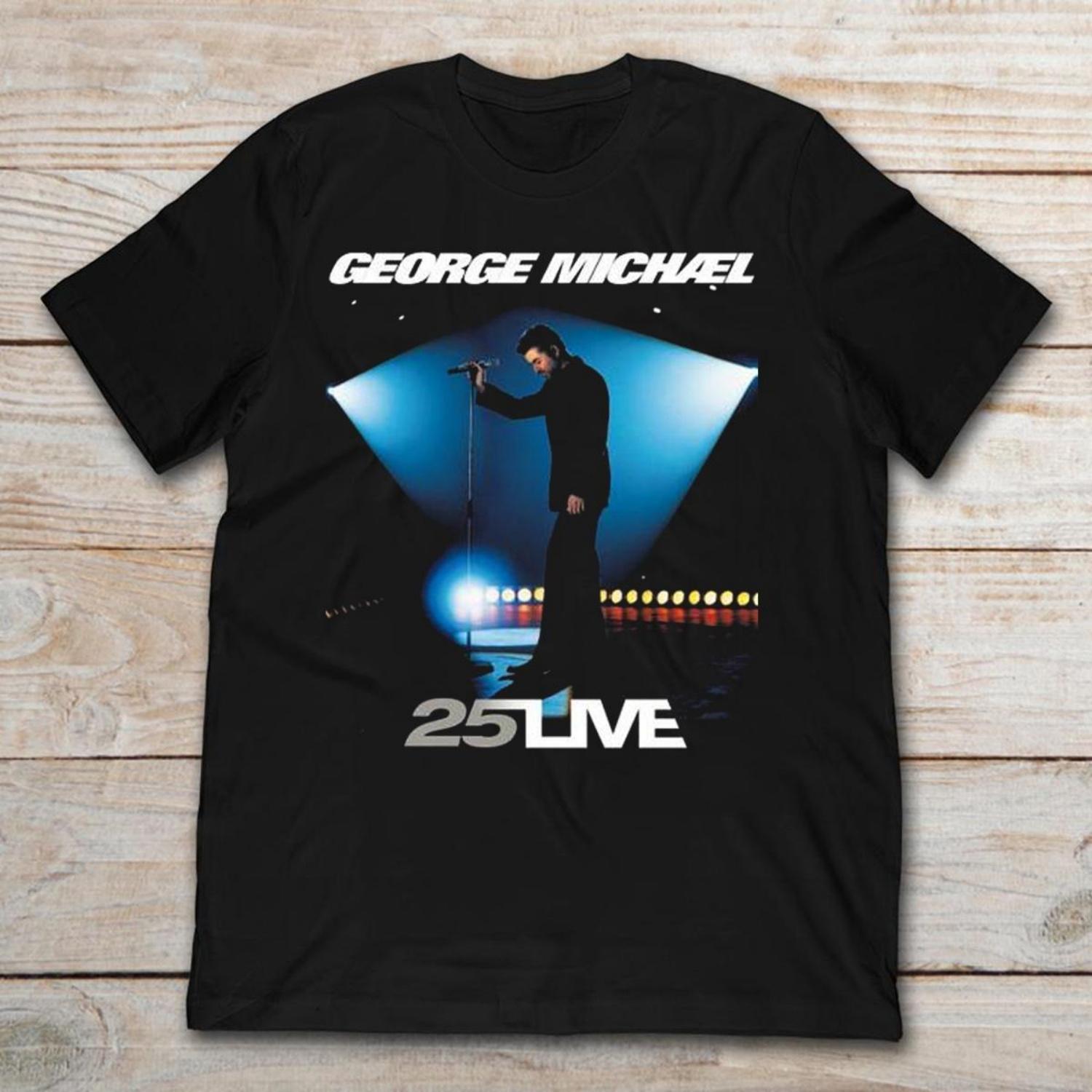 

SALE George Michael Faith Live From Rotterdam T-Shirt All Size S-345XL- Unisex T-Shirt XXXXXL