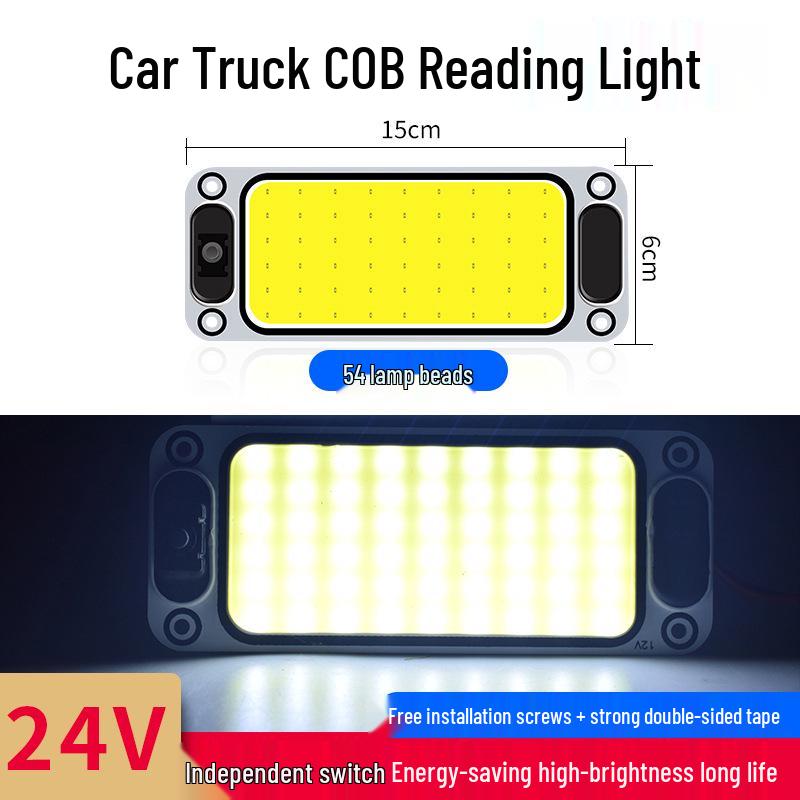 12V/24V LED COB LKW- & PKW-Innenraumleseleuchte für Fahrerhaus- & Kastenwagendach